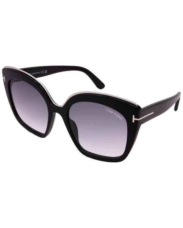 Women's TF944 55mm Sunglasses / Gilt