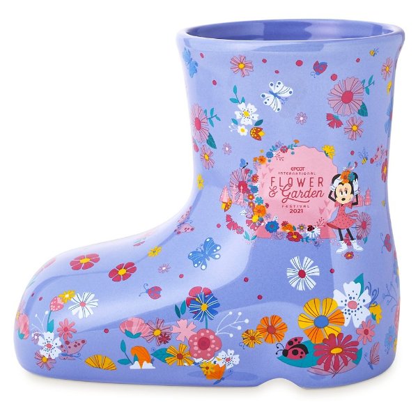 Minnie Mouse Rain Boot Vase – Epcot International Flower and Garden Festival 2021 | shopDisney