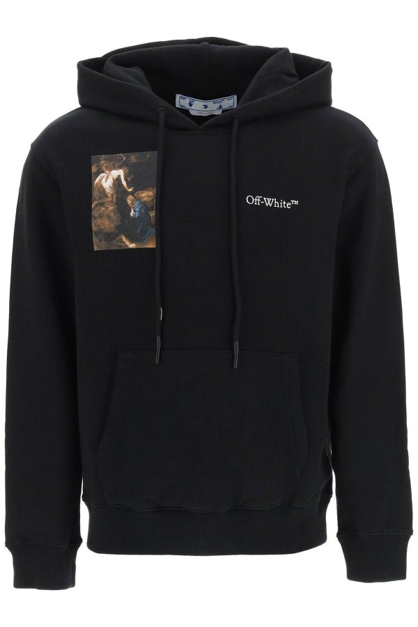 caravaggio printed hoodie