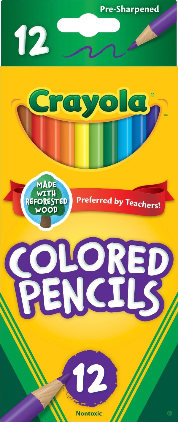 彩色铅笔 12根