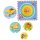 Construction Site 5 Piece Wooden Puzzle with Layered Discs for Ages 12 Months and Up