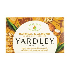 Yardley Oatmeal and Almond Bar Soap, Oatmeal & Almond