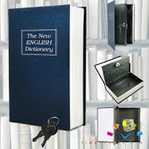 Trademark Home Dictionary Diversion Book Safe with Key Lock