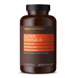 Amazon Elements Omega-3 120粒 柠檬口味
