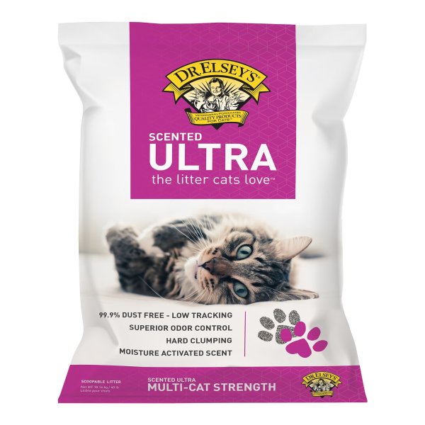 Ultra Scented Clumping Clay Multi-Cat Litter, 40 lbs.