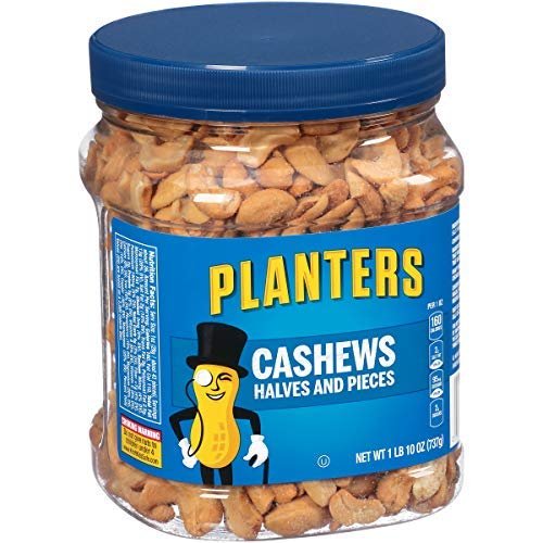 Cashew Halves & Pieces, 26 oz. Resealable Canister