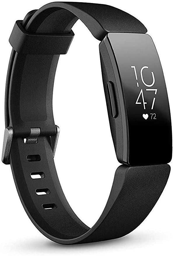 Inspire HR Heart Rate and Fitness Tracker, One Size (S and L bands Included), 1 Count