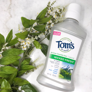 Tom's of Maine Long Lasting Wicked Fresh Mouthwash, Cool Mountain Mint, 16 Ounce, 3 Count