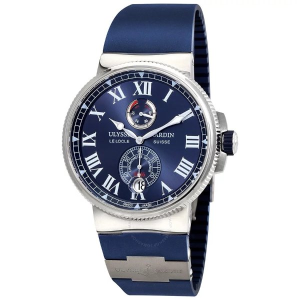 Marine Chronometer Automatic Men's Rubber Watch Marine Chronometer Automatic Men's Rubber Watch