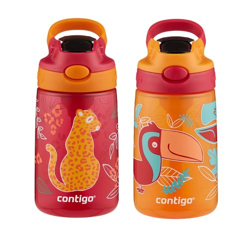 Contigo Kids Water Bottle with Redesigned AUTOSPOUT Straw, 14 oz.