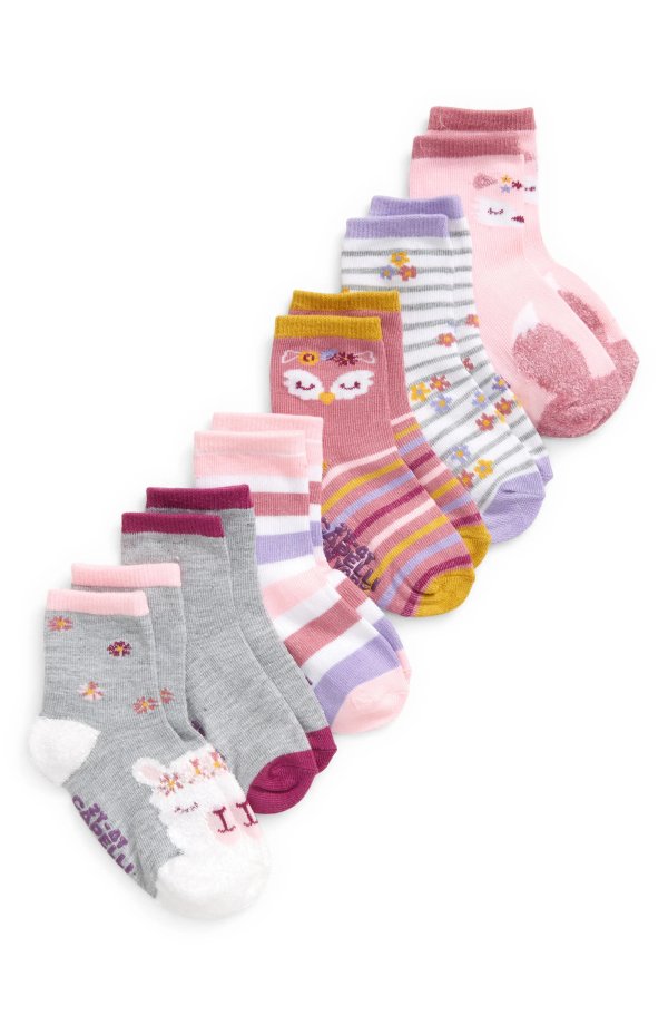 Kids' Assorted 6-Pack Wildflower Critters Socks