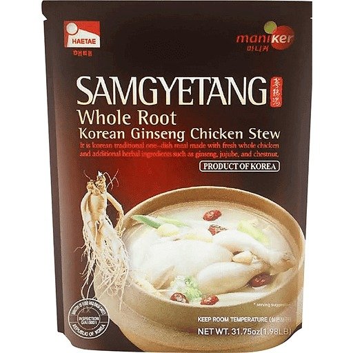 Samgyetang Whole Root Korean Ginseng Chicken Stew 31.75 OZ