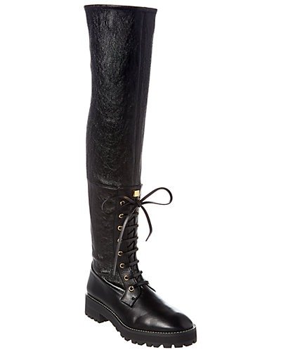 Arabella Leather Over-The-Knee Boot