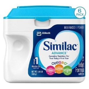 Similac Advance Baby Formula, 6 Pack