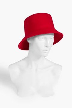 红色羊毛帽
