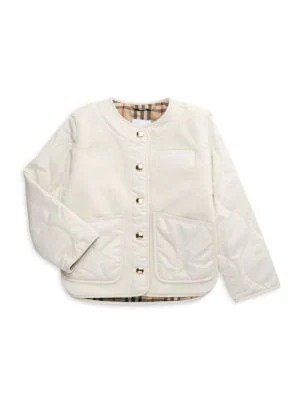 Baby Girl’s & Little Girl’s Faux Fur Quilted Jacket