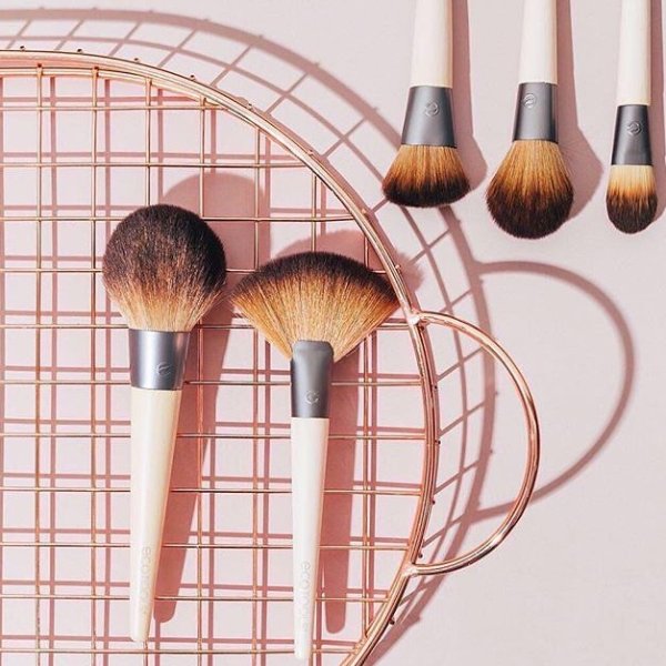 eco tools stunningly sfot makeup brush collection @ Walmart