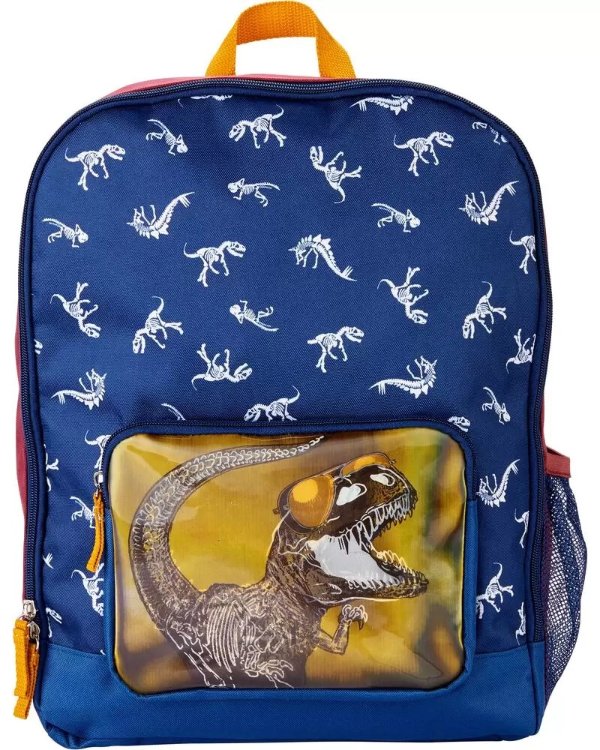 T-rex 图案 双肩背包