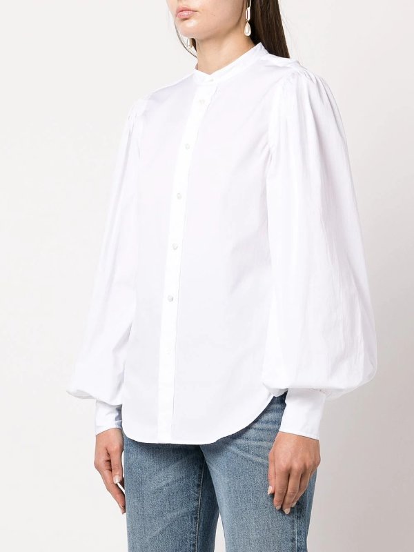 bishop-sleeve blouse