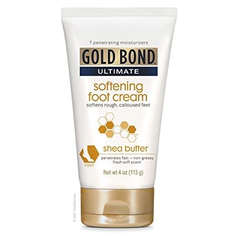 Ultimate Softening Foot Cream With Shea Butter to Soften Rough & Calloused Feet, 4 oz.