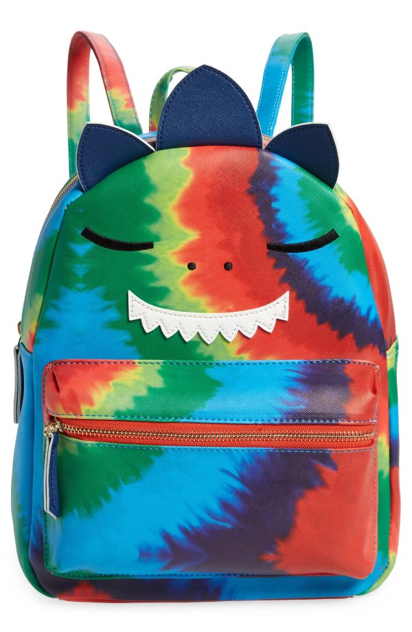 Kids' Medium Tie Dye Dino Backpack