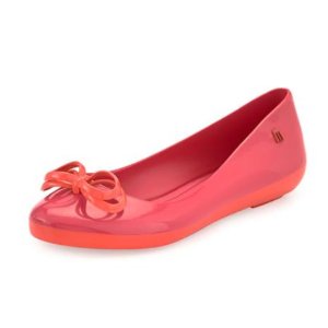 Melissa Shoes Colorfeeling Jelly Ballet Flat(size 8-10)