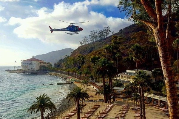圣卡塔利娜岛直升机游览 