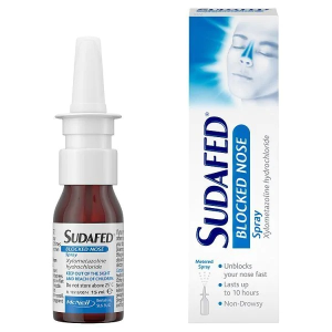 Sudafed 通鼻喷雾好价 有效改善鼻炎打喷嚏、堵塞过敏 换季必备