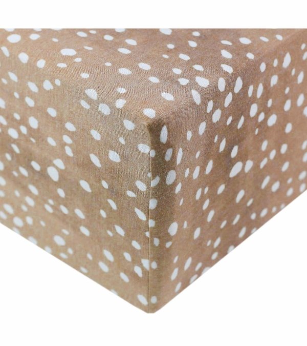 Premium Fitted Crib Sheet - Fawn
