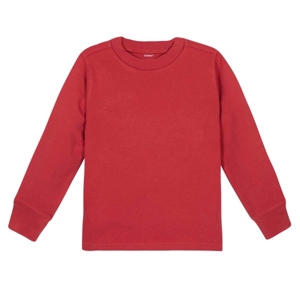 ® Premium Long Sleeve Tee Shirt - Red