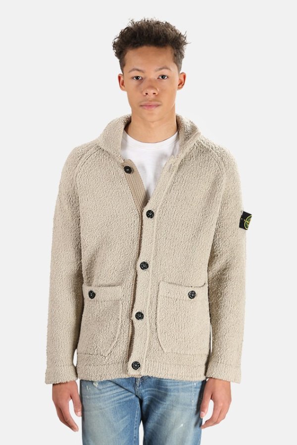 Stone Island Heavy Knit Cardigan