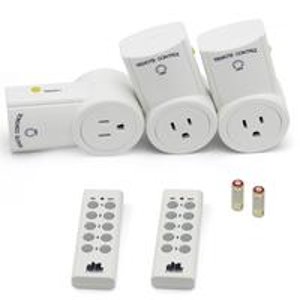 Etekcity ZAP 3LX Wireless Remote Control Outlet Light Switch with 2 Remotes with a 100-Feet Range for Lamps, Lights and Power Strips, 3-Pack