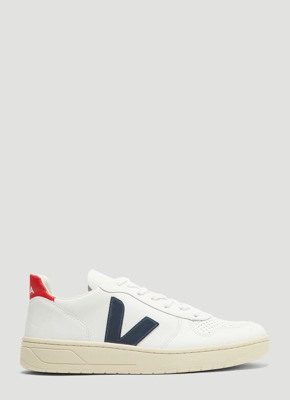 V10 Leather Sneakers in White | LN-CC
