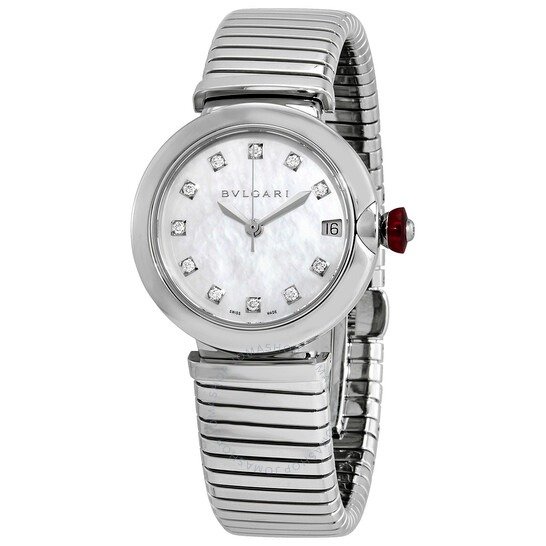Lucea Automatic Diamond Mother of Pearl Dial Ladies Watch 103100