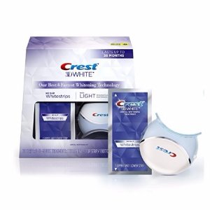 Crest 3D White Whitestrips with Light, 10 ct