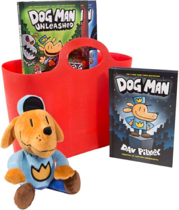 Dog Man Collection with Plush (Tote Bundle)