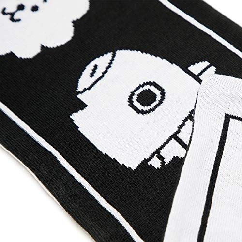 Official Merchandise by Line Friends - Slogan Fashion Scarf for Women and Men