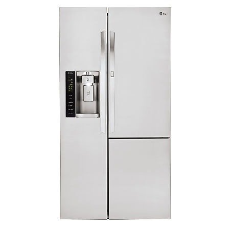- 26 cu. ft. Side-by-Side Refrigerator - LSXS26366S Stainless Steel - Sam's Club