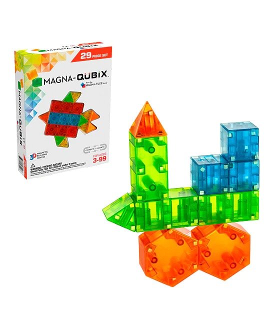 MAGNA-QUBIX® 29-Piece Magnetic Construction Set