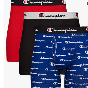 Champion Men's Cotton Stretch Boxer Brief (3 and 5 Pack Available)