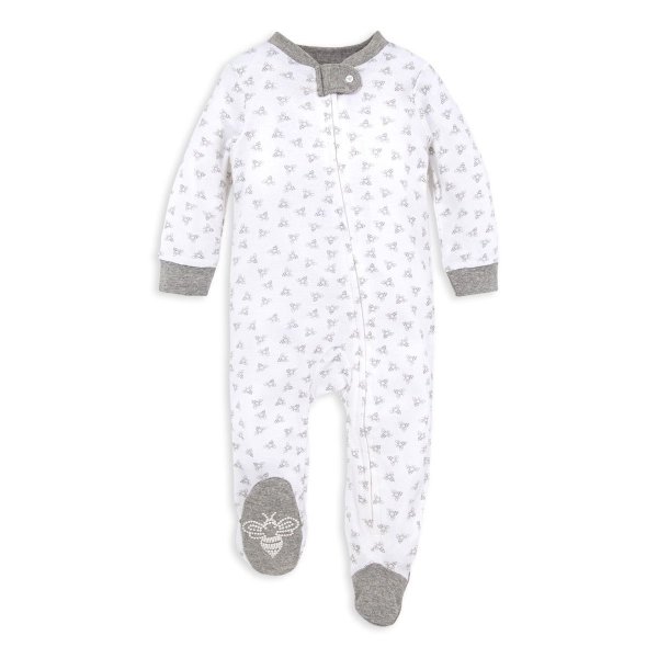 Baby Honey Bee Organic Cotton Sleep & Play Pajamas