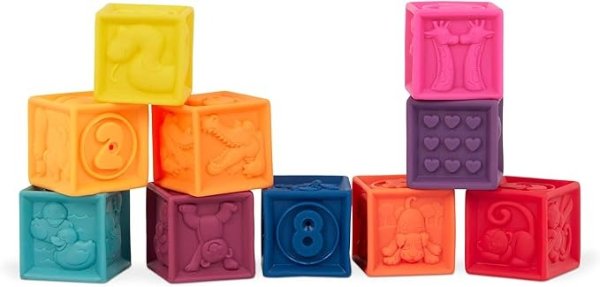 B. Toys B. One Two Squeeze Blocks