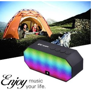 eCandy Ecandy Portable Wireless Stereo Speaker with LED Lights