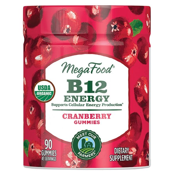 MegaFood MF Gummies - B12 Energy Cranberry