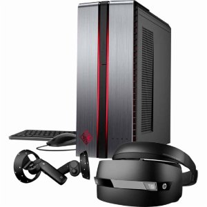 Desktop & Virtual Reality Headset with Controllers Package