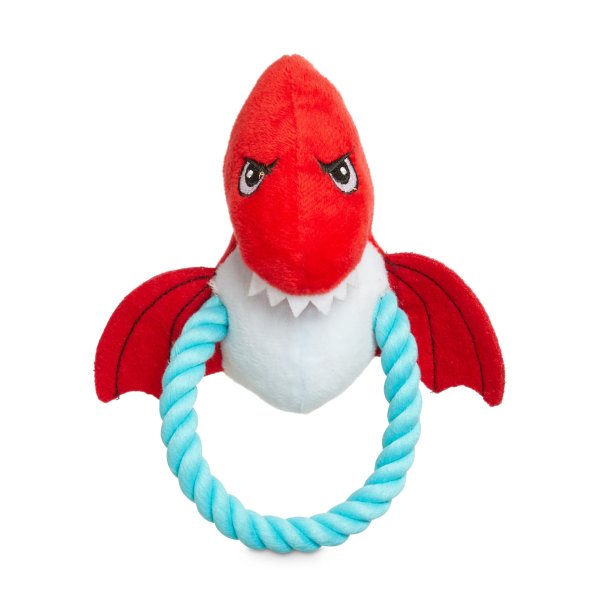 Dinosaur Finger Puppet Plush & Rope Dog Toy in Various Styles, Small | Petco