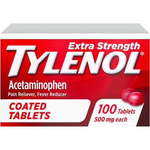 Tylenol 强效退烧止痛药 500mg 100片