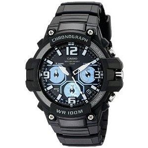 Casio Men&#39;s Heavy Duty-Design Chronograph Black Watch@Amazon.com