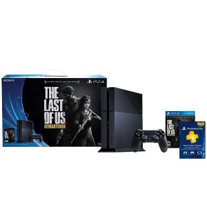 PS4 500GB Game System with The Last of Us: Remastered +12Month PSN Plus Card, and $20 in Savings