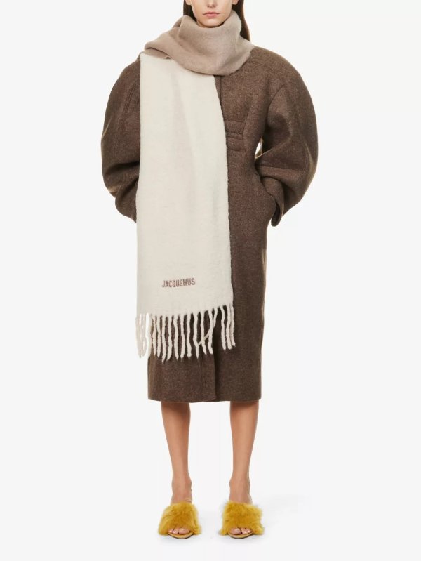 L'echarpe Moisson alpaca wool-blend scarf